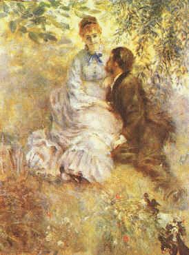 Pierre Renoir Idylle France oil painting art